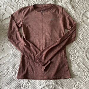 Nike Dri-Fit Pink Long Sleeve Tee